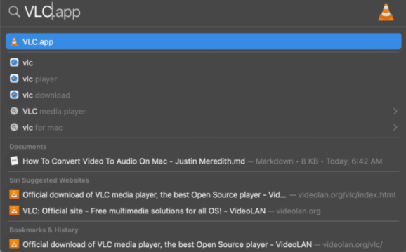 تبدیل فیلم به صدا با برنامه VLC در مک